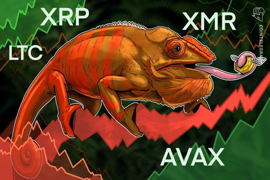 XRP, LTC, XMR y AVAX muestran signos alcistas mientras Bitcoin lucha por mantener el nivel de USD 28,000